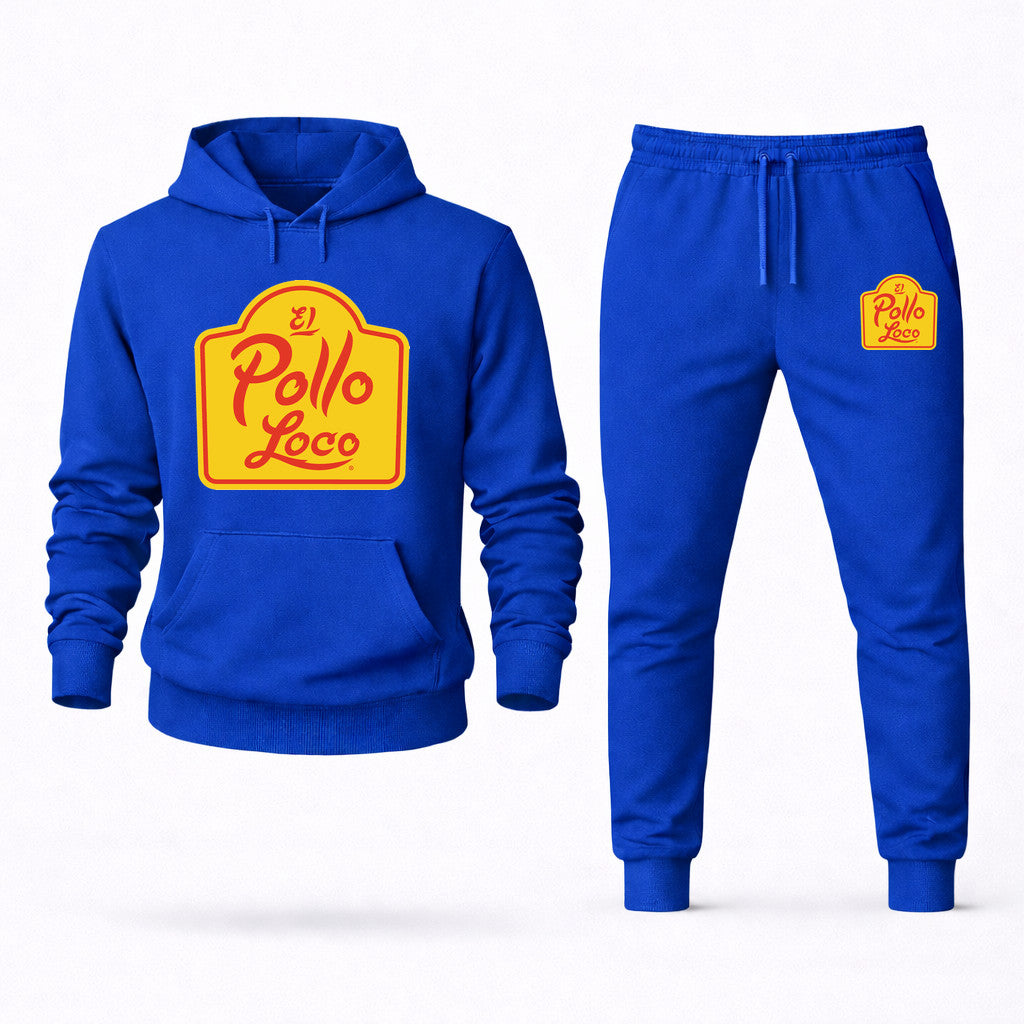 El Pollo Loco Hoodie and Joggers Set - Blue