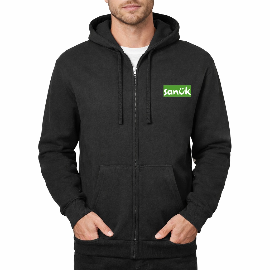 Sanuk Zipper Hoodie - Black