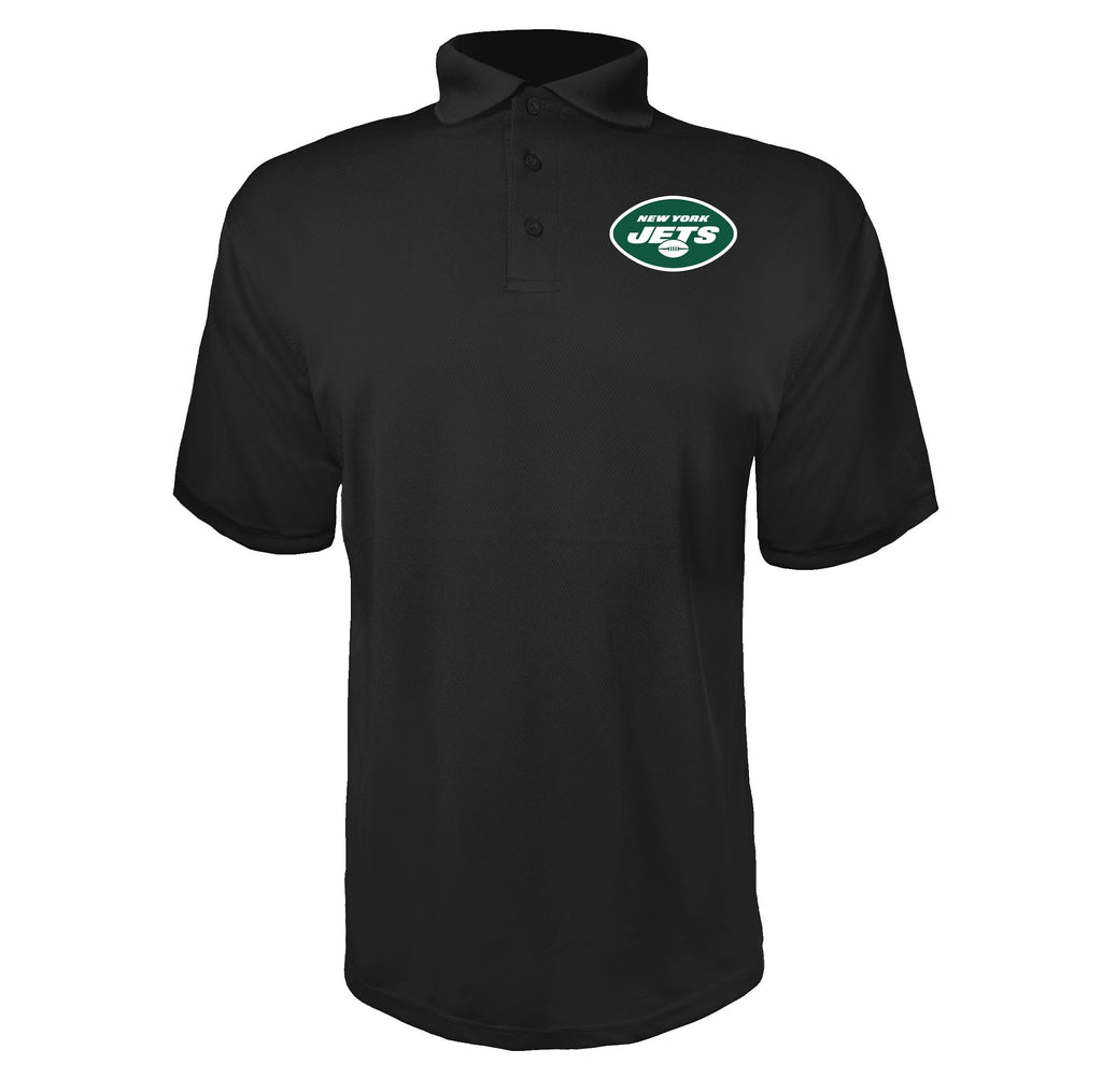 New York Jets Black polyester polo