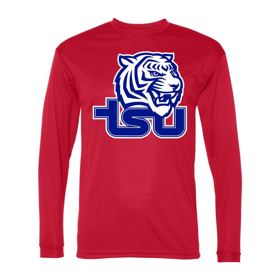 Men's Tennessee State Tigers Polyester Long Sleeve T-Shirt - Red