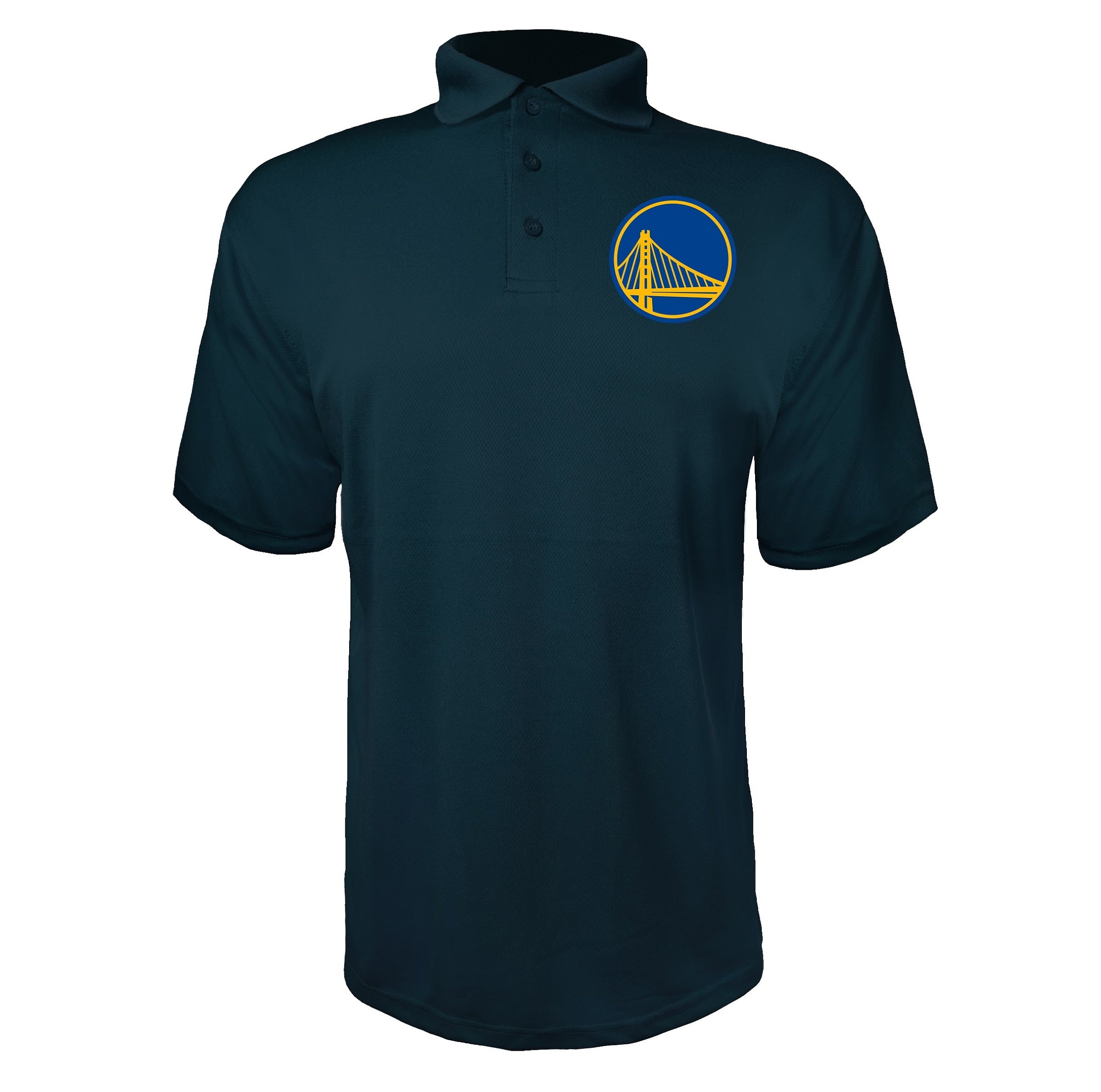 Golden State Warriors Navy polyester polo