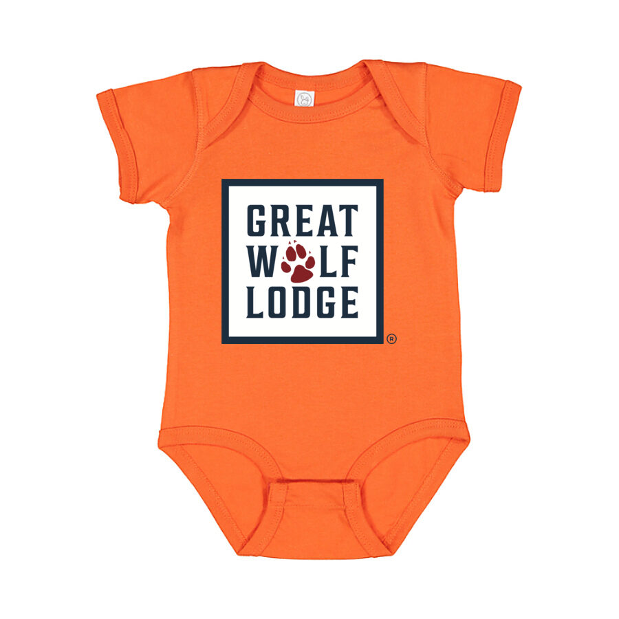 Great Wolf Lodge Baby Romper Onesie - Orange