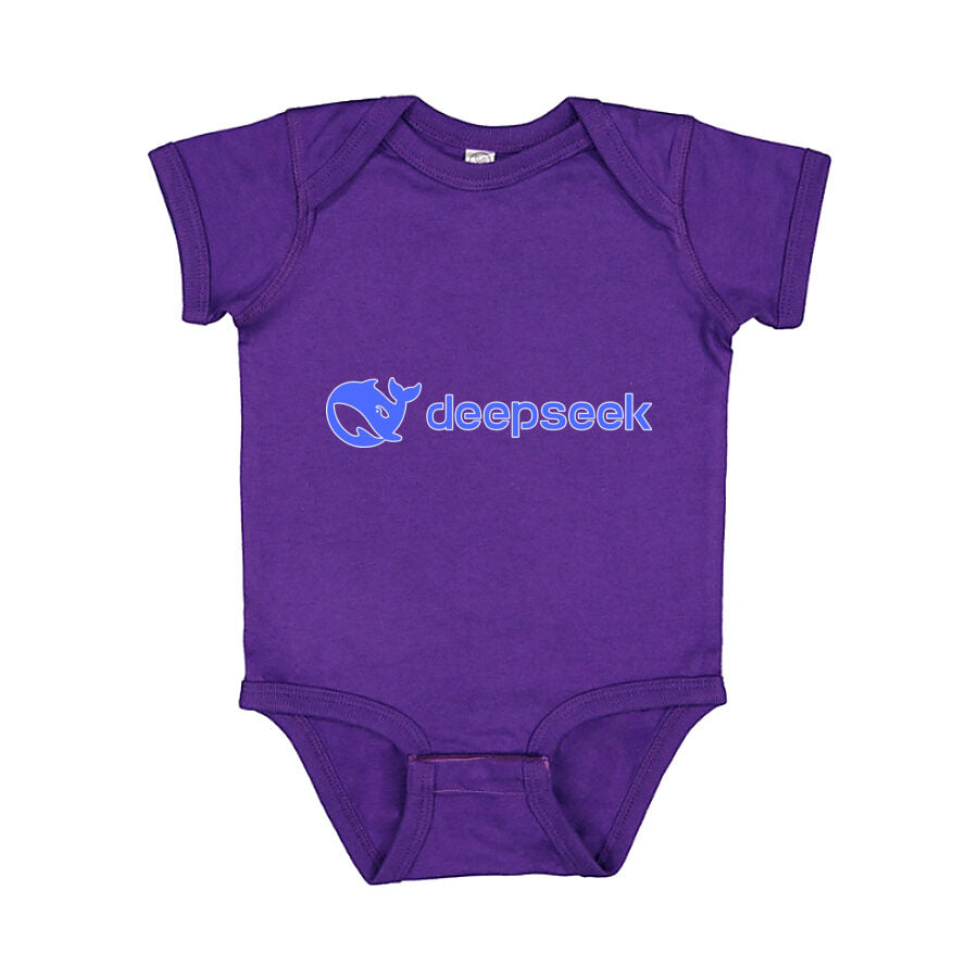DeepSeek Baby Romper Onesie - Purple