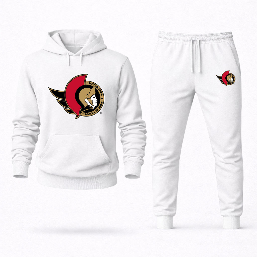 Ottawa Senators Hoodie and Joggers Set - White