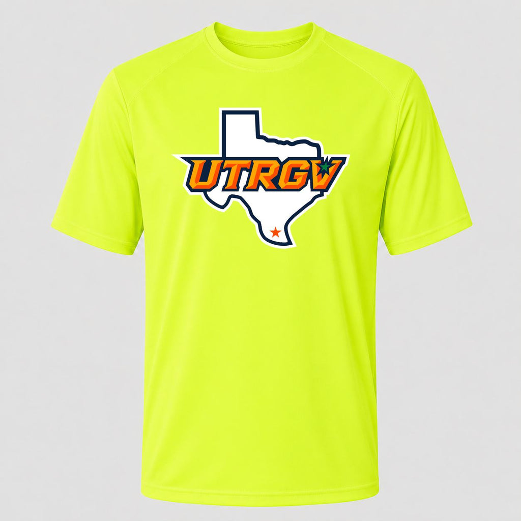 Men's UTRGV Vaqueros Performance T-Shirt - Safety Green