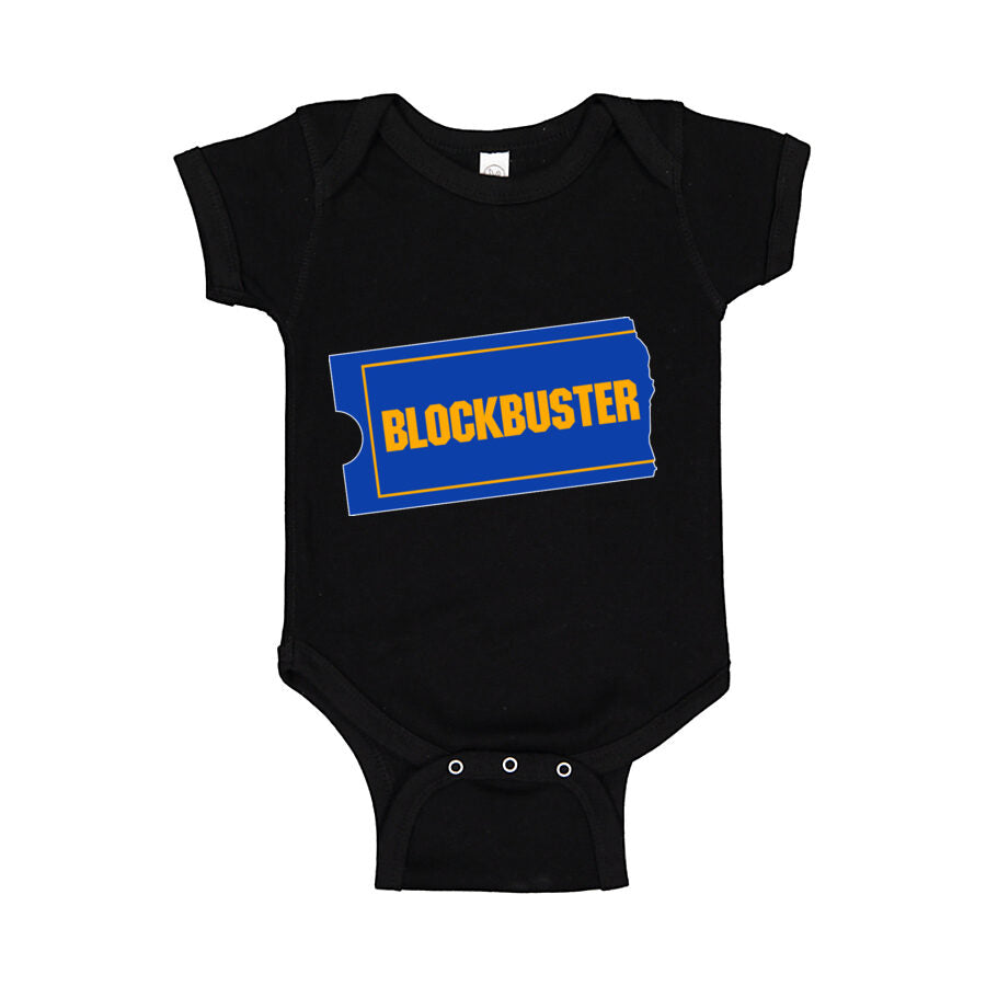 Blockbuster Baby Romper Onesie - Black