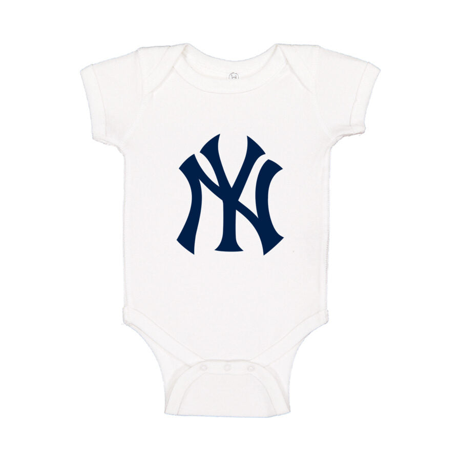 New York Yankees Baby Romper Onesie - White
