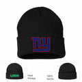 New York Giants Black Beanie Hat