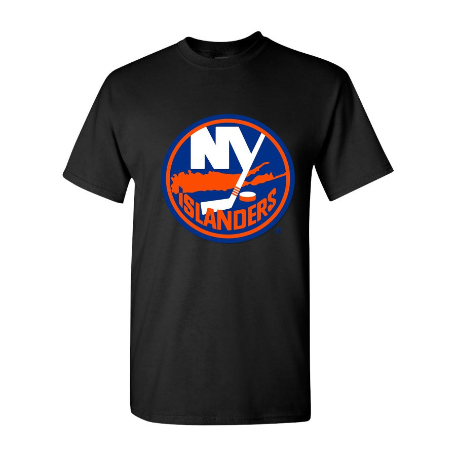 Men's New York Islanders Cotton T-Shirt - Black