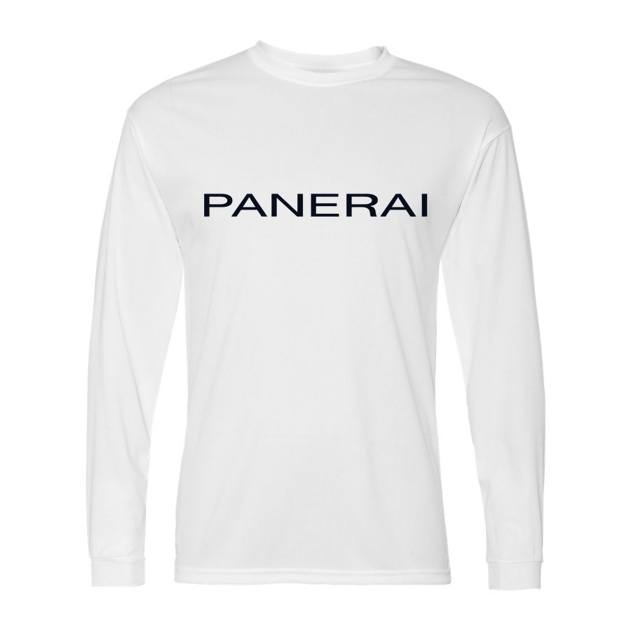 Men's Panerai Polyester Long Sleeve T-Shirt - White