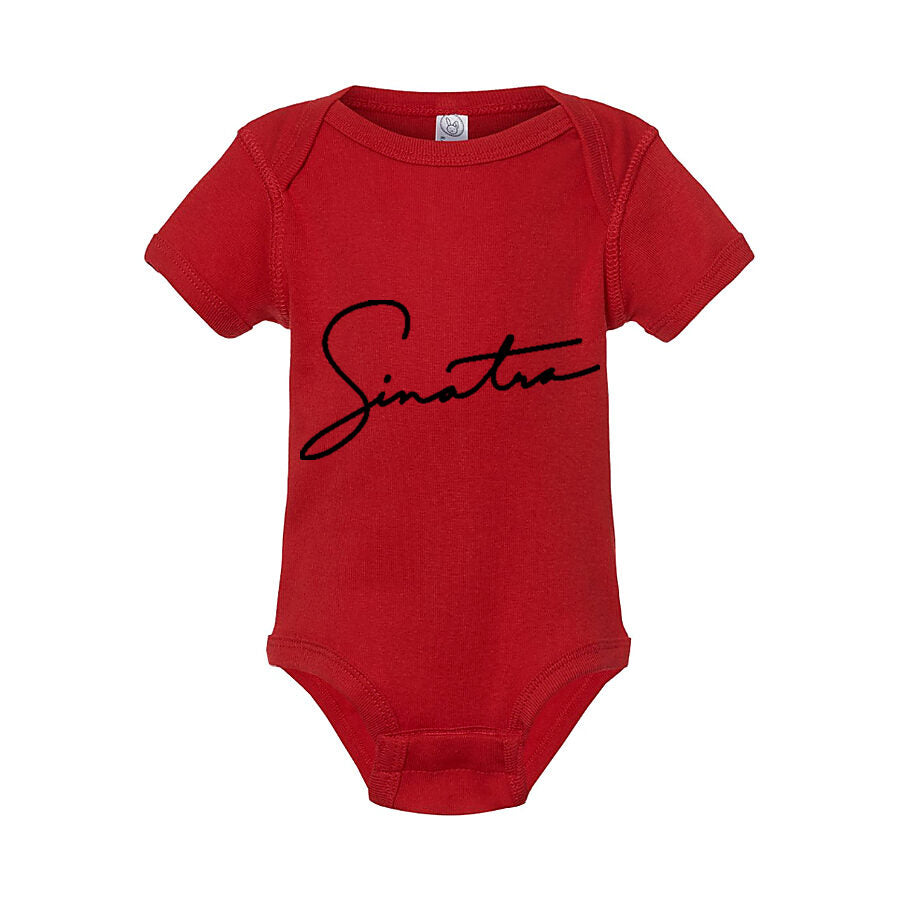 Frank Sinatra Baby Romper Onesie - Red