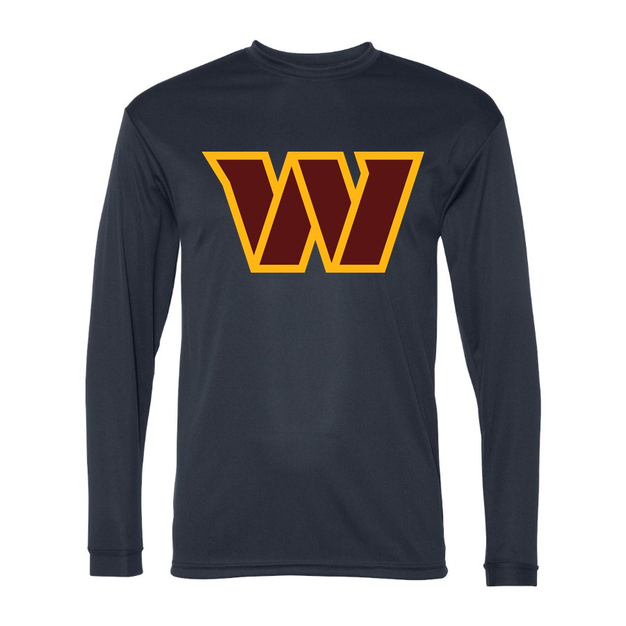 Men's Washington Commanders Polyester Long Sleeve T-Shirt - Navy