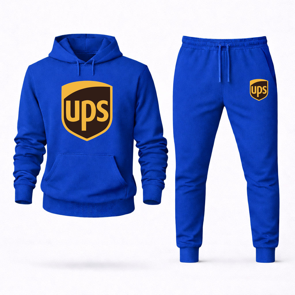 UPS Hoodie and Joggers Set - Blue