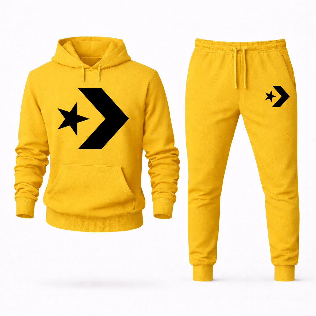 Converse Hoodie and Joggers Set - Yellow