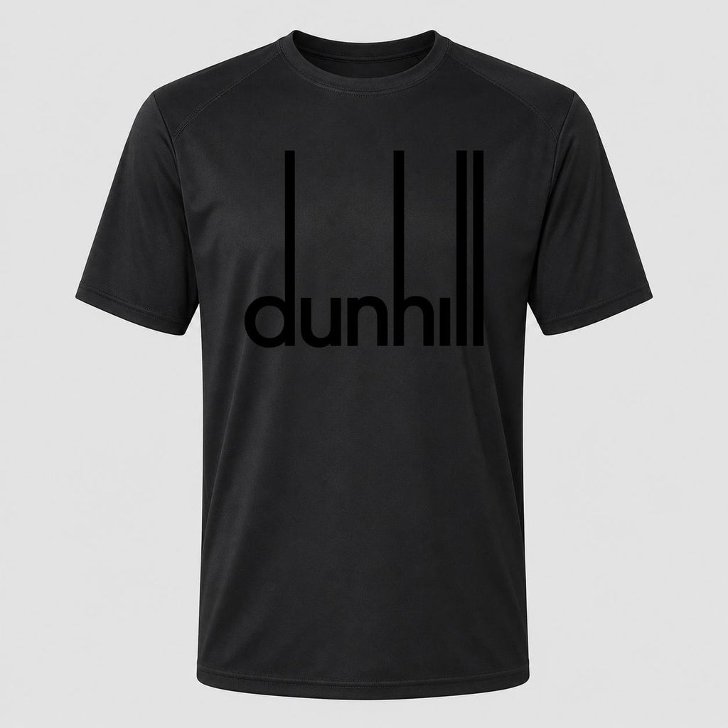 Men's Dunhill Black Performance T-Shirt - Black