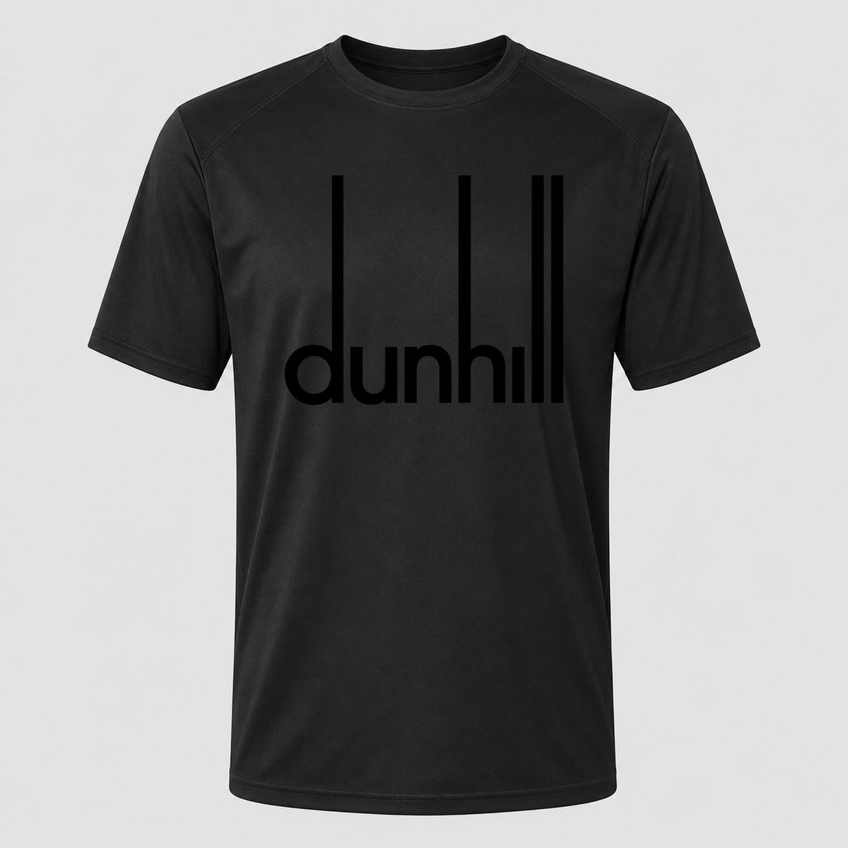 Men's Dunhill Black Performance T-Shirt - Black