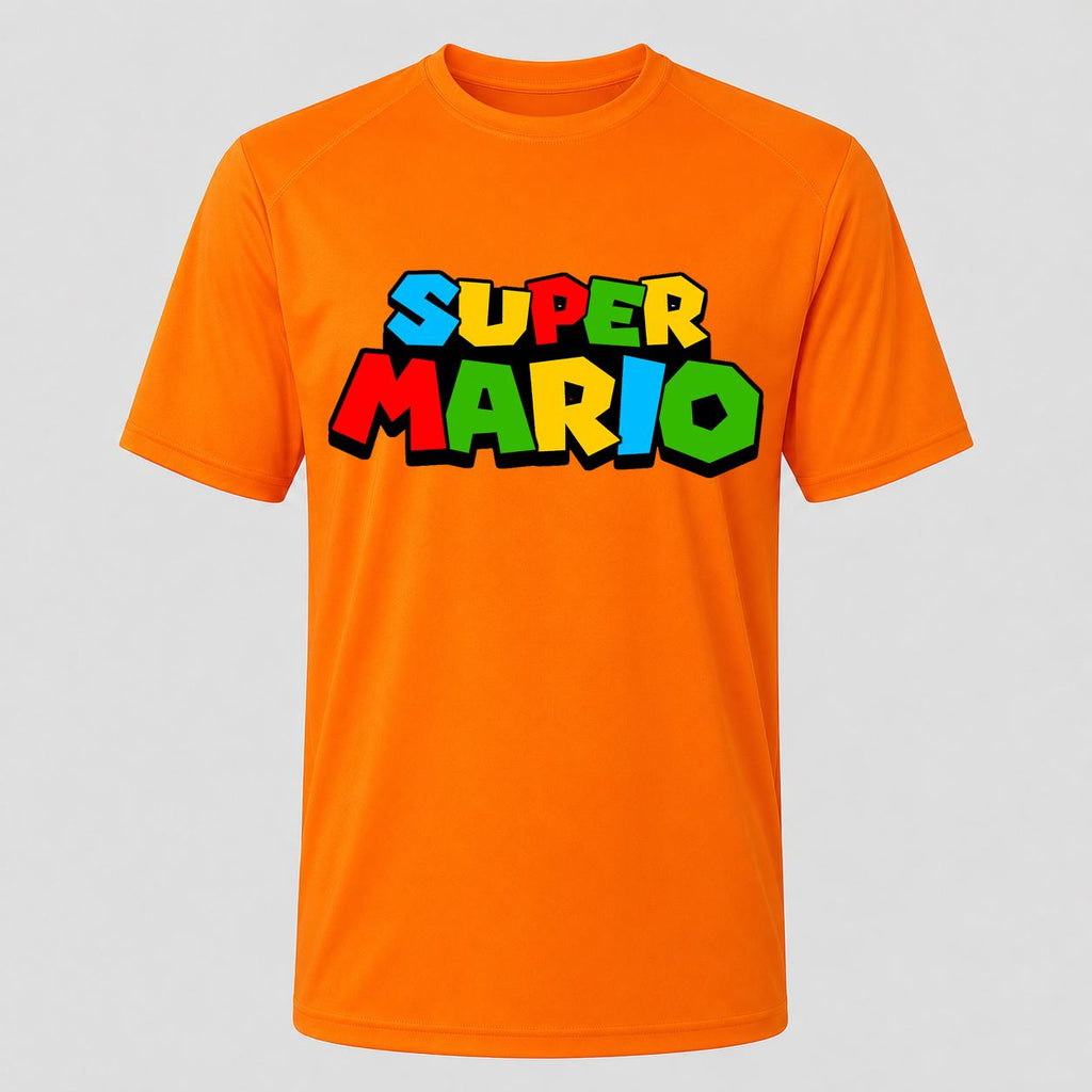 Men's Super Mario Performance T-Shirt - Orange