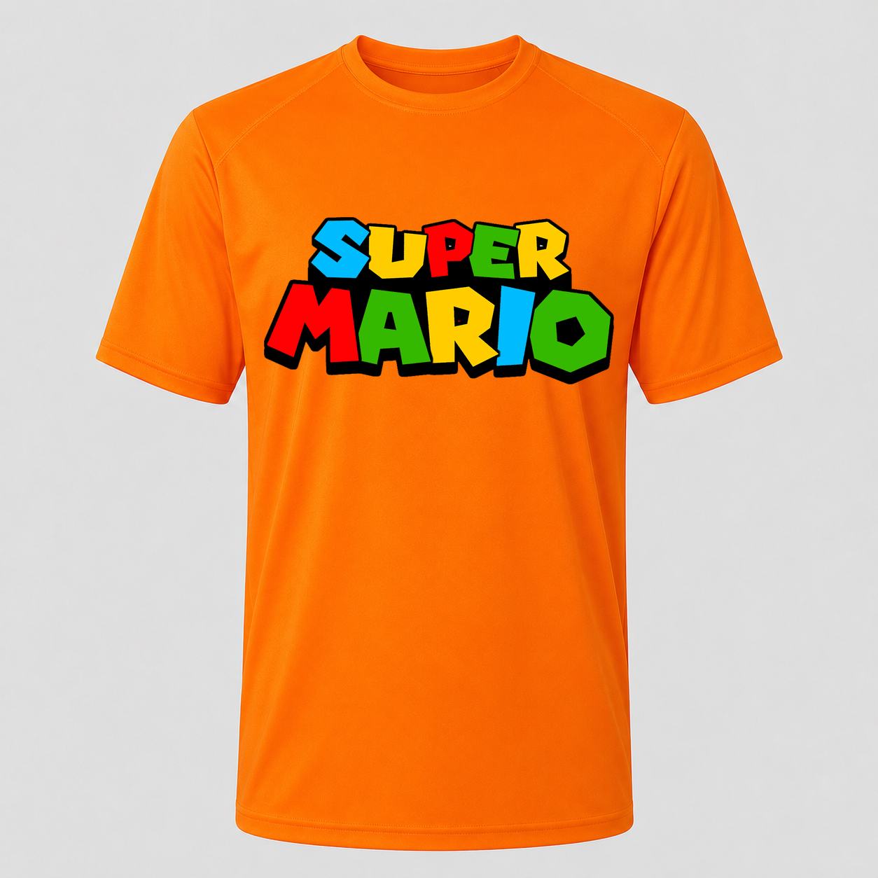Men's Super Mario Performance T-Shirt - Orange