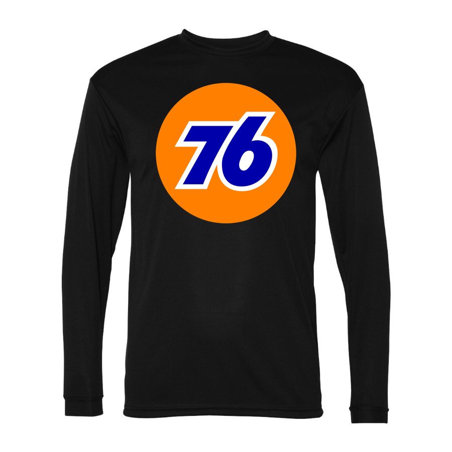 Men's 76 Polyester Long Sleeve T-Shirt - Black