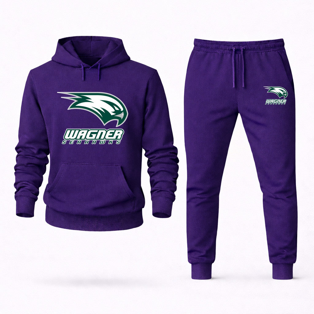 Wagner Seahawks Hoodie and Joggers Set - Purple