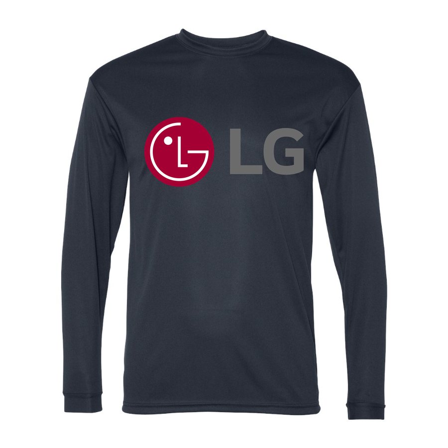 Men's LG Polyester Long Sleeve T-Shirt - Navy