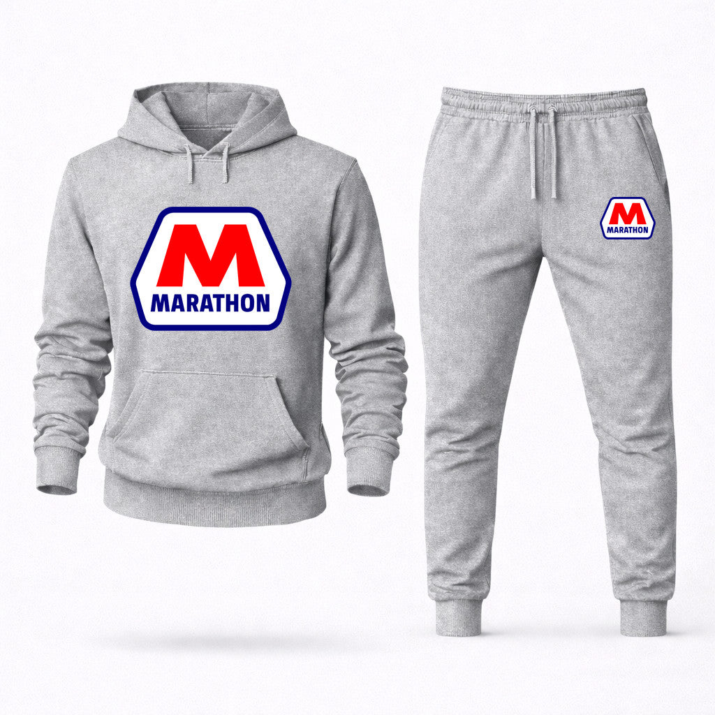 Marathon Hoodie and Joggers Set - Grey