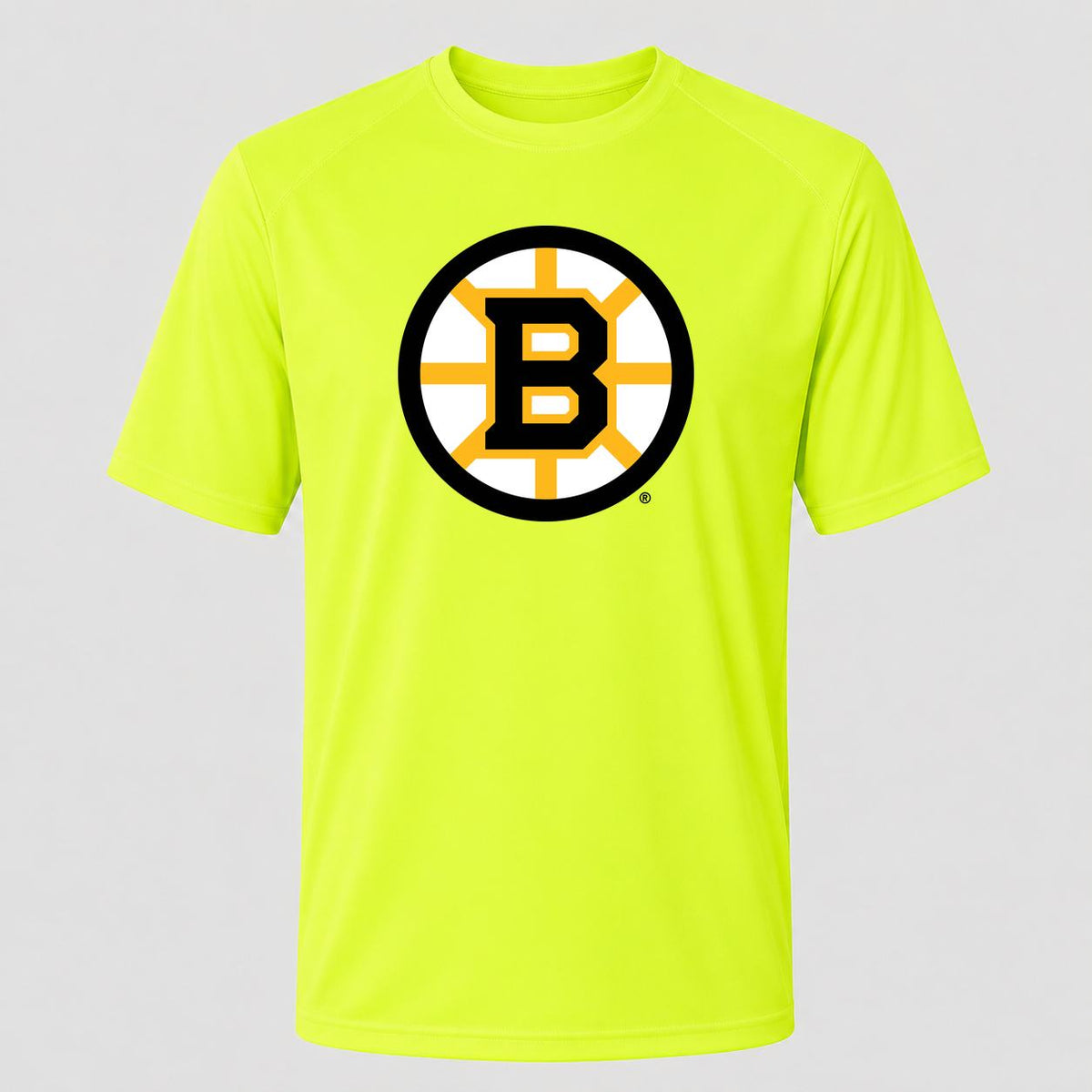Men's Boston Bruins Performance T-Shirt - Safety Green