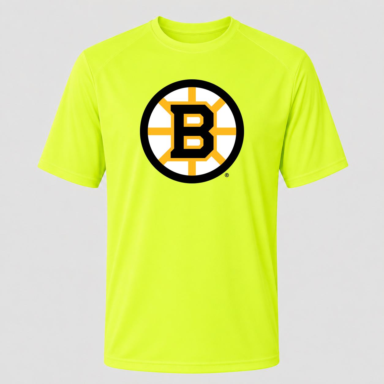 Men's Boston Bruins Performance T-Shirt - Safety Green