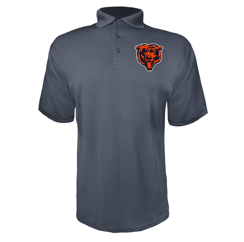 Chicago Bears Charcoal polyester polo