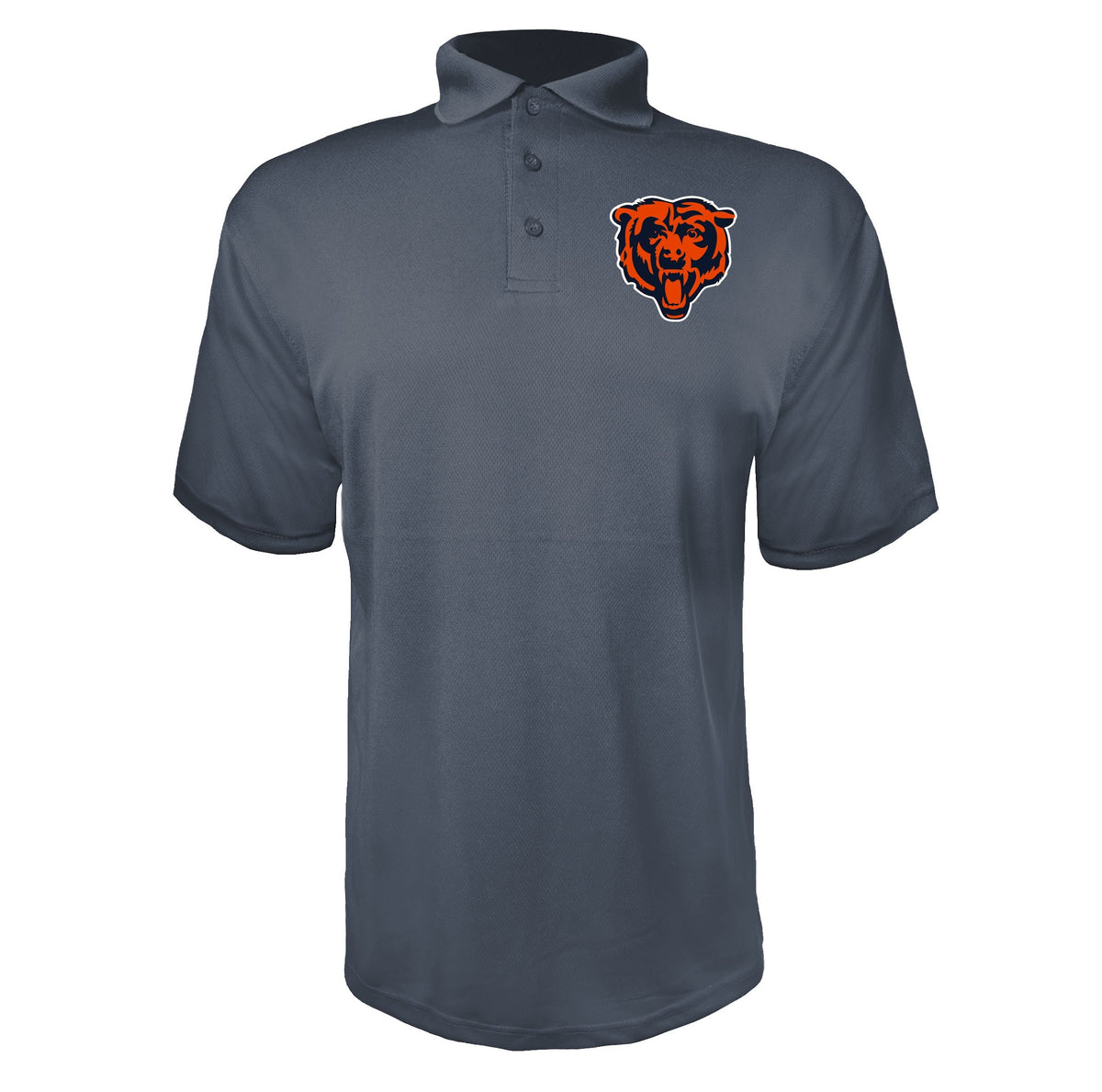 Chicago Bears Charcoal polyester polo