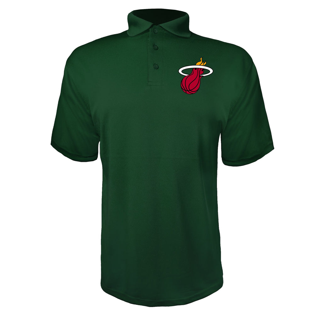 Miami Heat Green polyester polo