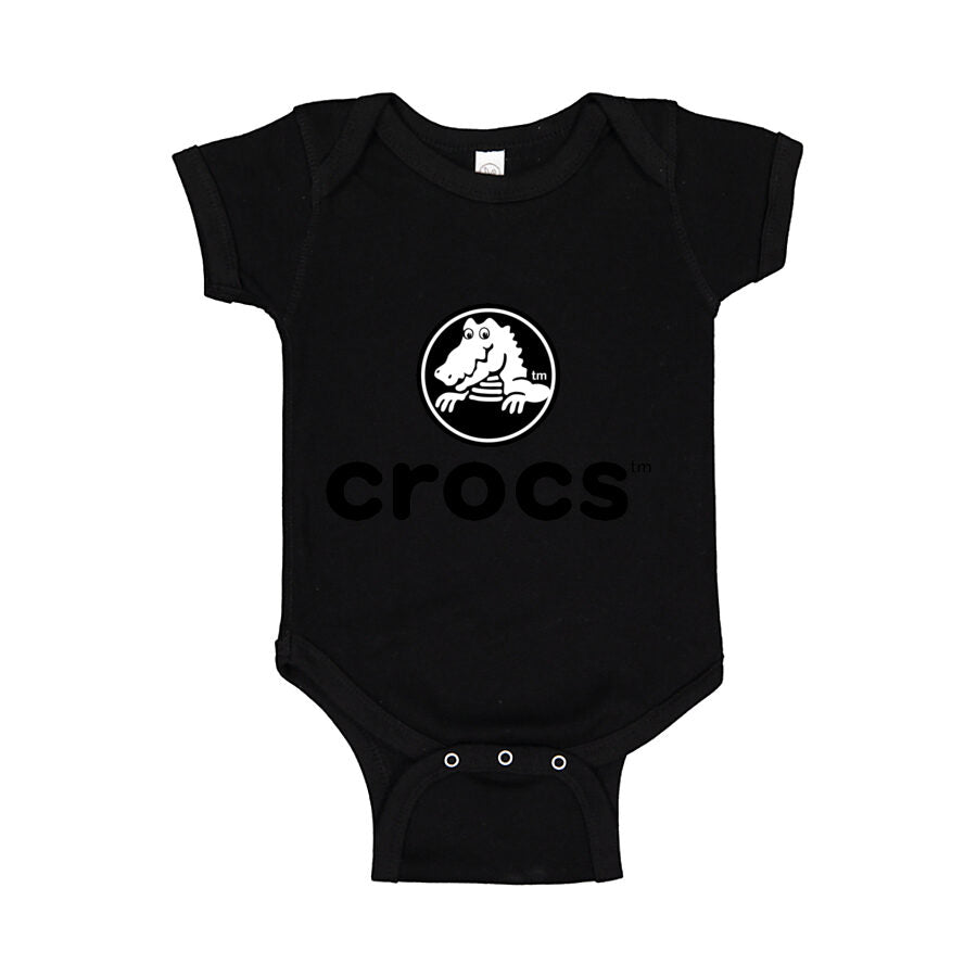 Crocs Baby Romper Onesie - Black