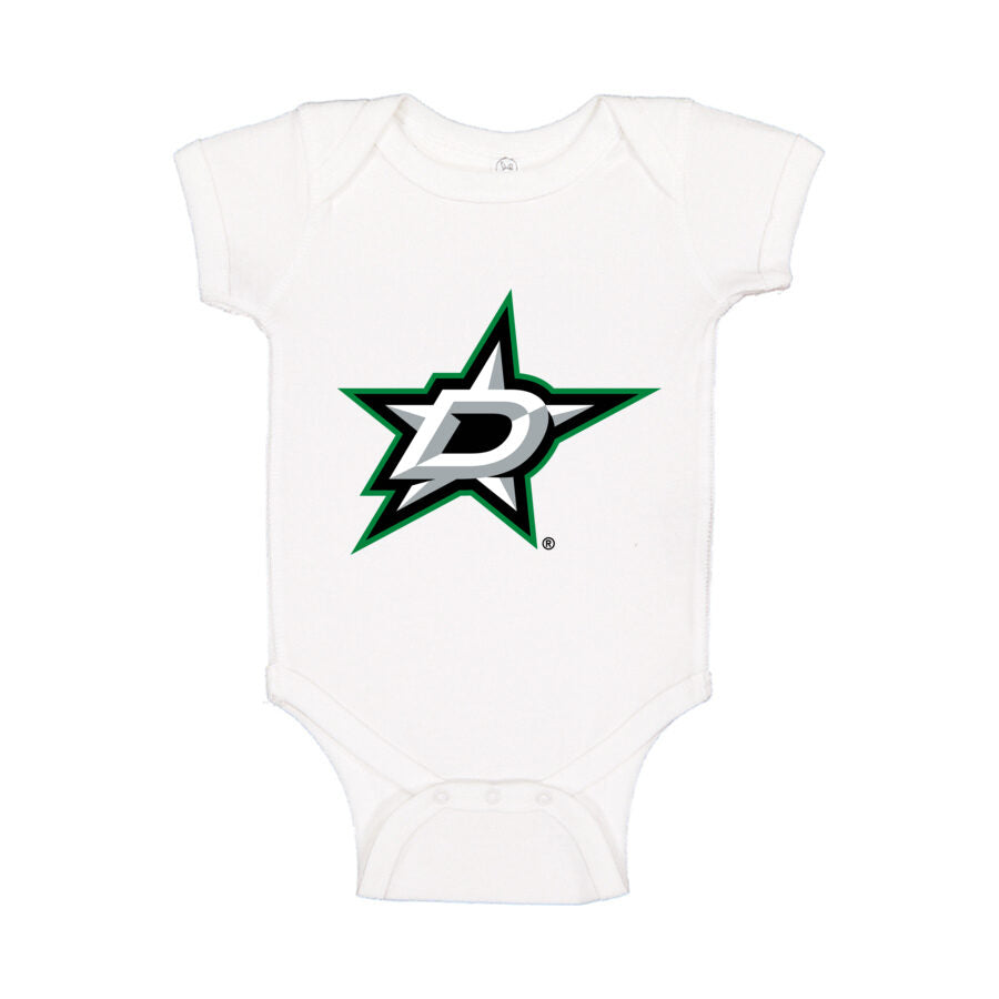 Dallas Stars Baby Romper Onesie - White