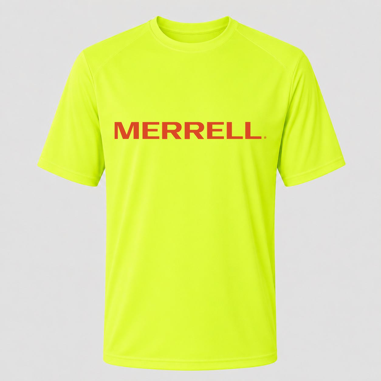 Men's Merrell Performance T-Shirt - Safety Green