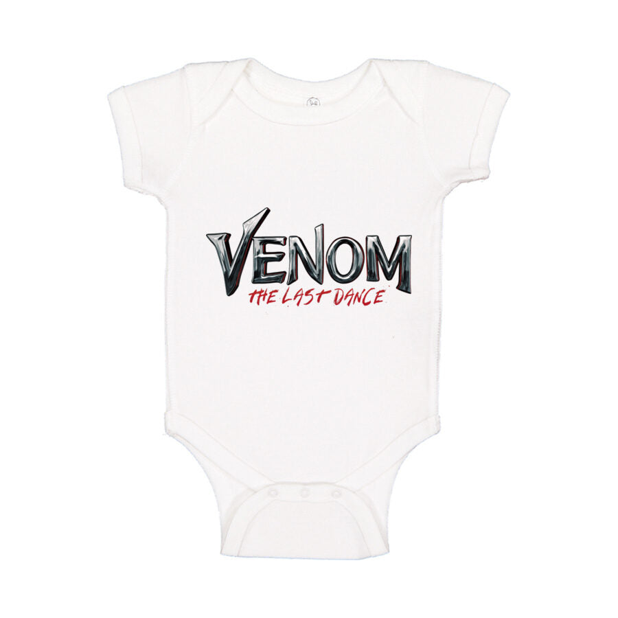 Venom The Last Dance Baby Romper Onesie - White