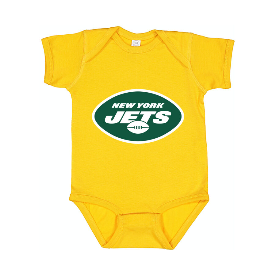 New York Jets Baby Romper Onesie - Yellow