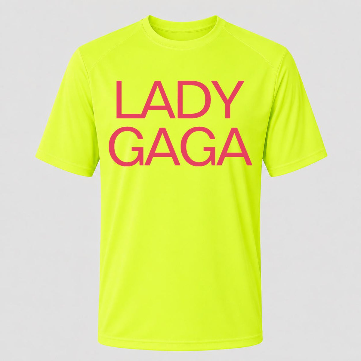 Men's Lady Gaga Performance T-Shirt - Safety Green