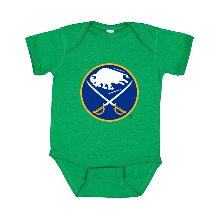 Buffalo Sabres Baby Romper Onesie - Green