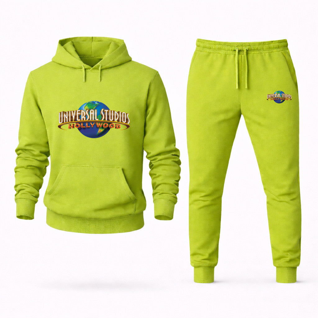 Universal Studios Hollywood Hoodie and Joggers Set - Lime Green