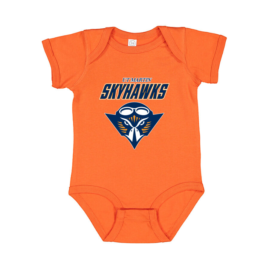 Tennessee Martin Skyhawks Baby Romper Onesie - Orange