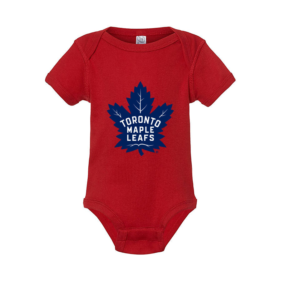 Toronto Maple Leafs Baby Romper Onesie - Red