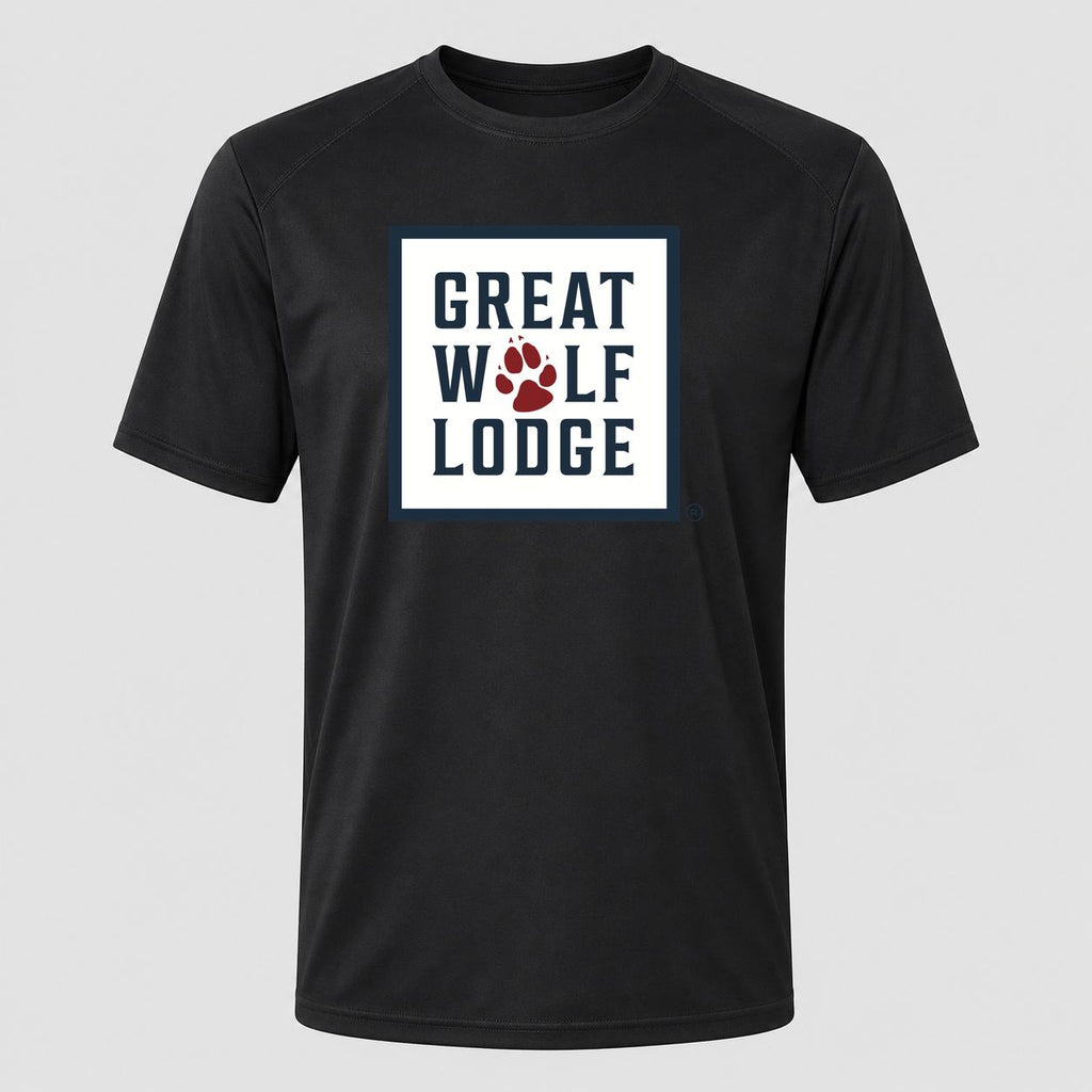 Men's Great Wolf Lodge Performance T-Shirt - Black