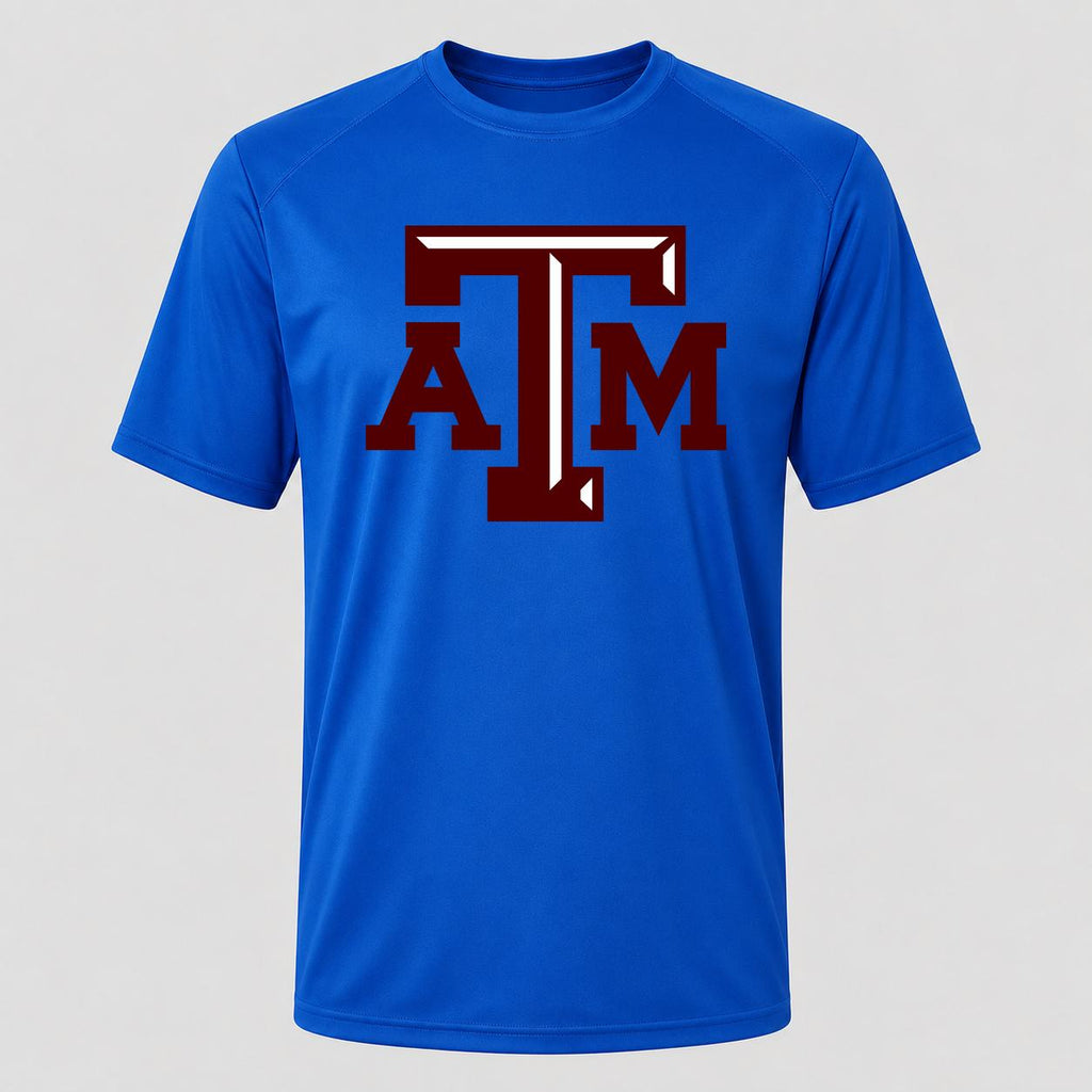 Men's Texas A&M University Performance T-Shirt - Royal Blue