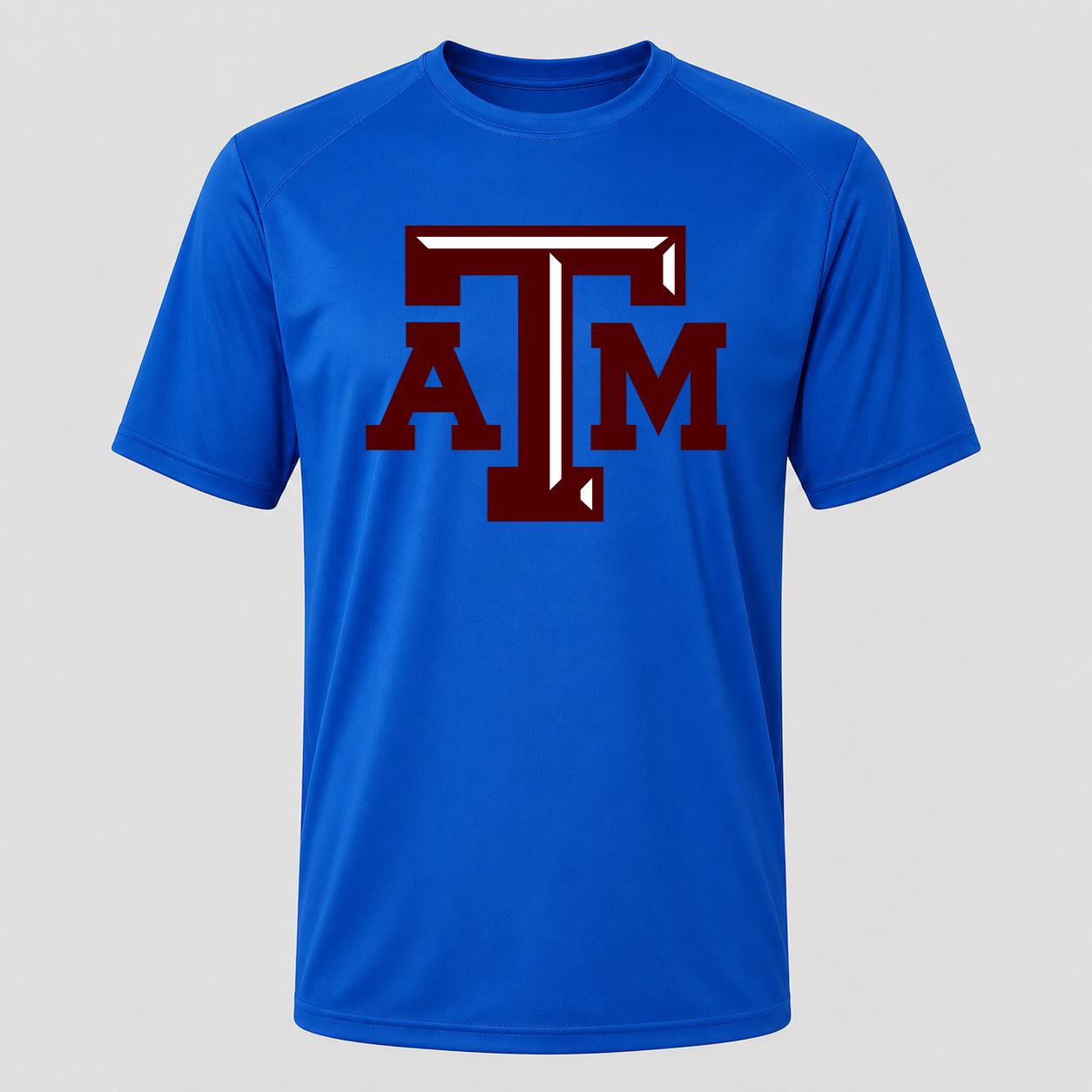 Men's Texas A&M University Performance T-Shirt - Royal Blue