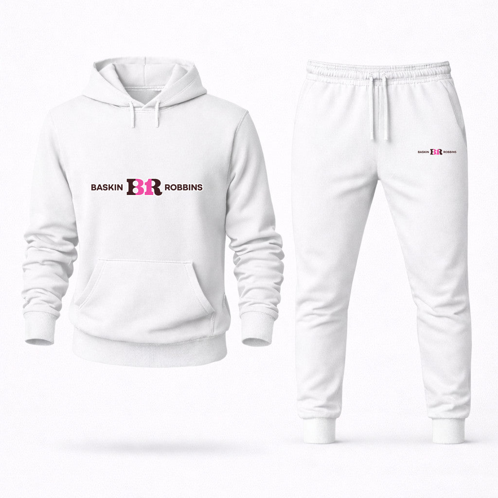 Baskin-Robbins Hoodie and Joggers Set - White