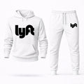 Lyft Black Hoodie and Joggers Set - White