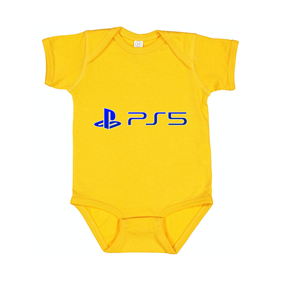 PlayStation 5 Baby Romper Onesie - Yellow