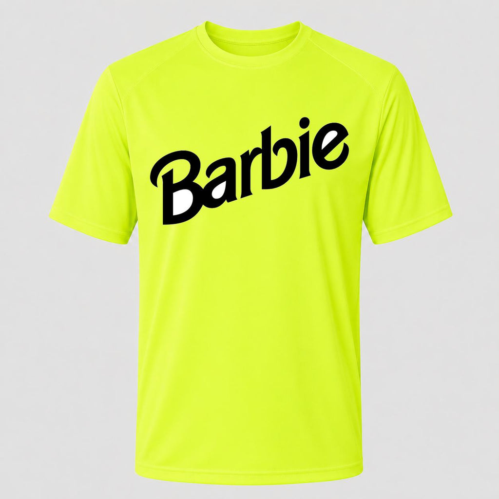Men's Barbie Performance T-Shirt - Safety Green