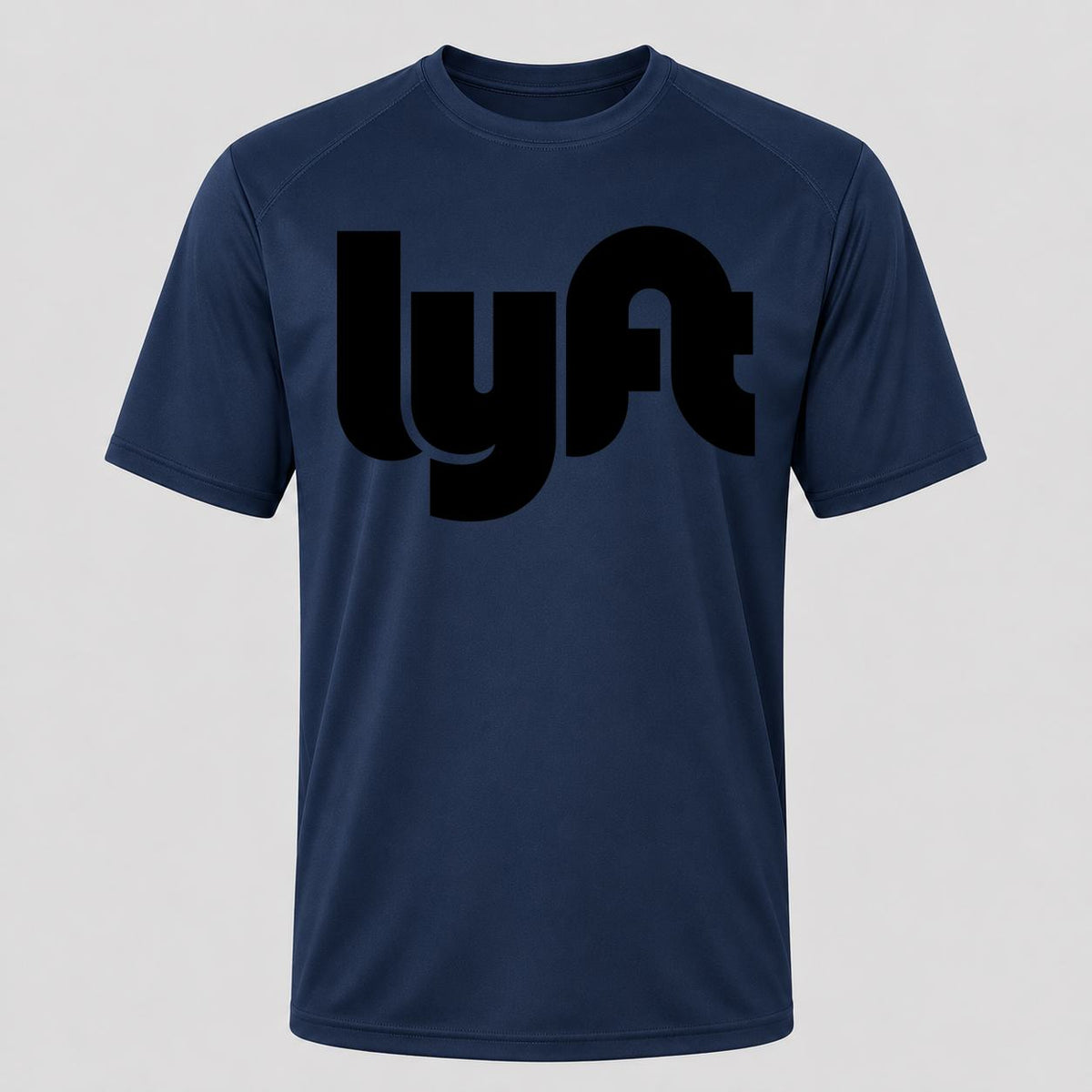 Men's Lyft Black Performance T-Shirt - Navy