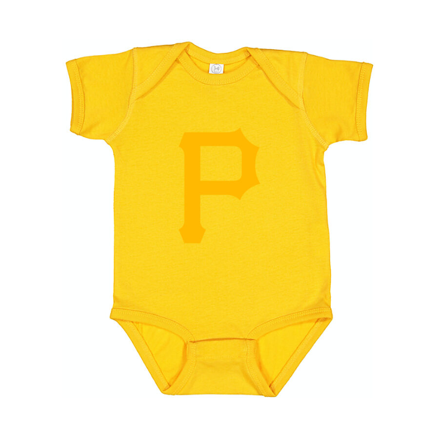 Pittsburgh Pirates Baby Romper Onesie - Yellow